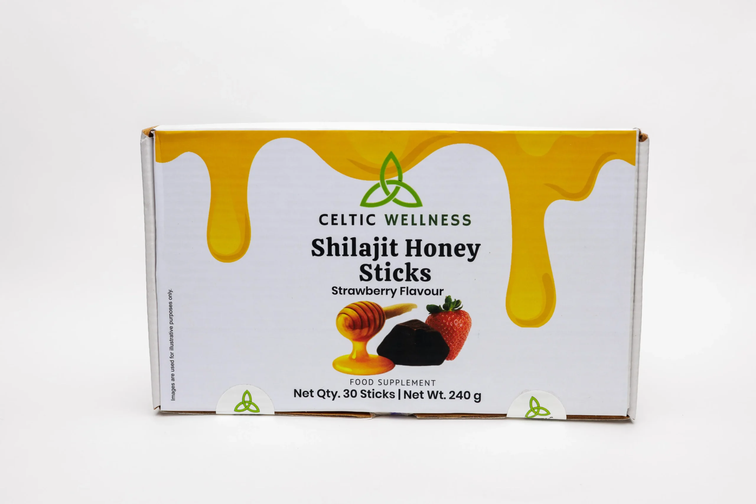 Shilajit Honey Sticks - Strawberry